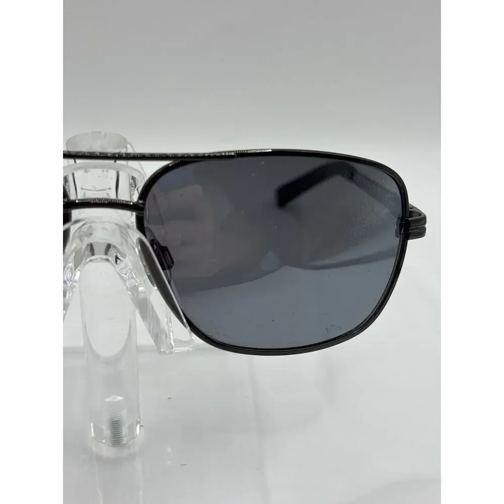 Panama Jack Polarized Aviator Sunglasses Black Gunmetal Unisex
